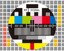Image result for Color Bars No Signal TV Circle