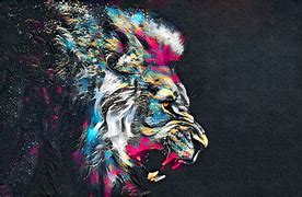 Image result for Best Abstract Lion Art