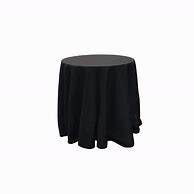 Image result for 90 Inch Round Tablecloth Black