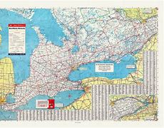 Image result for Road Map of Southern Canada and Northern Us