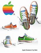 Image result for Colorful Apple Logo with Black Background