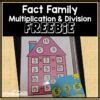 Image result for Multiplication and Division Fact Family Worksheets