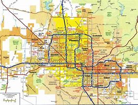 Image result for Show Phoenix AZ On Map