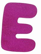 Image result for glitter letter e pink
