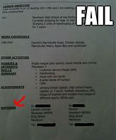 Image result for Funny Fake Resume