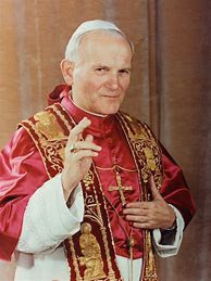 Image result for Pope John Paul II in Football Stadium