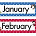 Image result for Printable Months of Year Clip Art