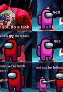 Image result for Among Us Red Sus Meme