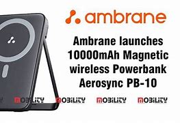 Image result for Ambrane 10000mAh Magnetic Wireless Power Bank
