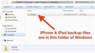 Image result for How to Find Backup in PC iPhone