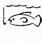 Image result for Fish Line Clip Art