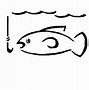 Image result for Cartoon Saltwater Fish and Hook Clip Art