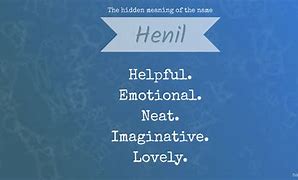 Image result for henil