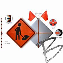 Image result for Roll Up Traffic Signs