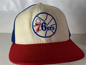 Image result for 76Ers Hat with Patch