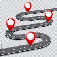 Image result for Vector GPS Rout