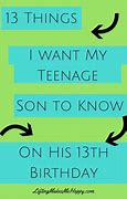 Image result for Happy 13th Birthday Son Quotes