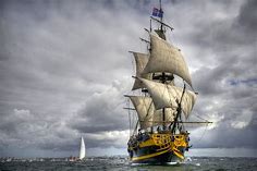 2160x1440 resolution | white and black galleon ship, sailing ship, Saint Malo HD wallpaper | Wallpaper Flare