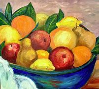 Image result for Fruit Bowl Still Life Paintings Pop Art