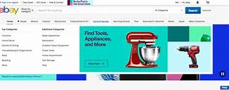 Image result for eBay Official Site Homepage Tools
