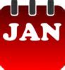 Image result for January 1 Calendar Clip Art