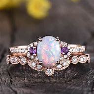 Image result for Opal Stone Wedding Ring