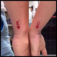 Image result for 2 Heart Tattoo On Neck Guy