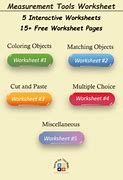 Image result for Measurement Tools Worksheet