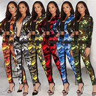 Image result for Women's Camo Sweat Suit