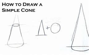 Image result for Plan View of Cone