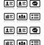 Image result for Business Card Icon SVG