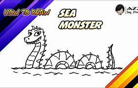 Image result for Cute Sea Monster Drawing