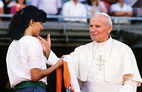 Image result for Pope John Paul II Younger Photos Outdoors