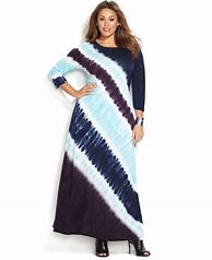 Image result for Plus Size Tie Dye Dresses