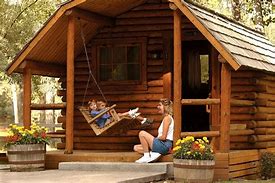 Image result for Camp Site Cabins Outside