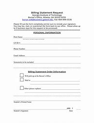 Image result for Free Printable Billing Statement Forms