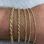 Image result for 14Kt Gold Rope Bracelet