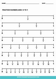 Image result for Equivalent Fractions On Number Line Worksheet