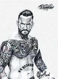 Image result for How to Draw CM Punk