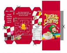 Image result for Cereal Box Template