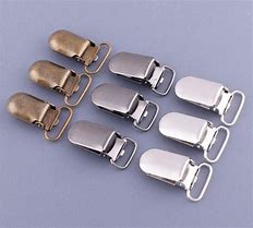 Image result for Metal Suspenders Clips