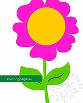 Image result for Colored Flowers to Color