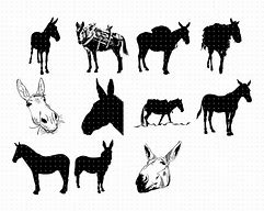 Image result for Mule Silhouette SVG
