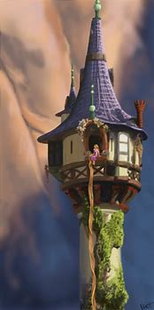 Image result for Rapunzel's Tower Cartoon