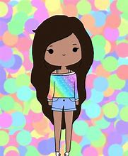 Image result for Kawaii Rainbow Girl Drawings