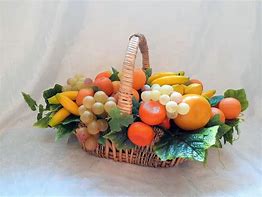 Image result for Artificial Fruit Basket Centerpiece