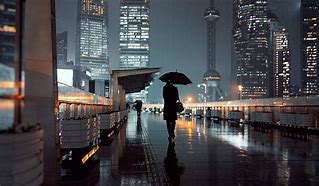 Image result for Rain Night City