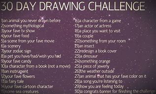 Image result for 30-Day Drawing Dan Challenge