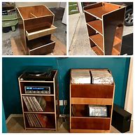 Image result for DIY Record Player Stand Blueprints
