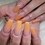 Image result for Orange Gel Nails Fall